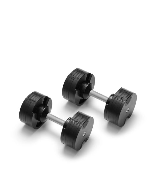 NÜOBELL 550 Silver – Adjustable Dumbbells (5–50 lbs) US Official