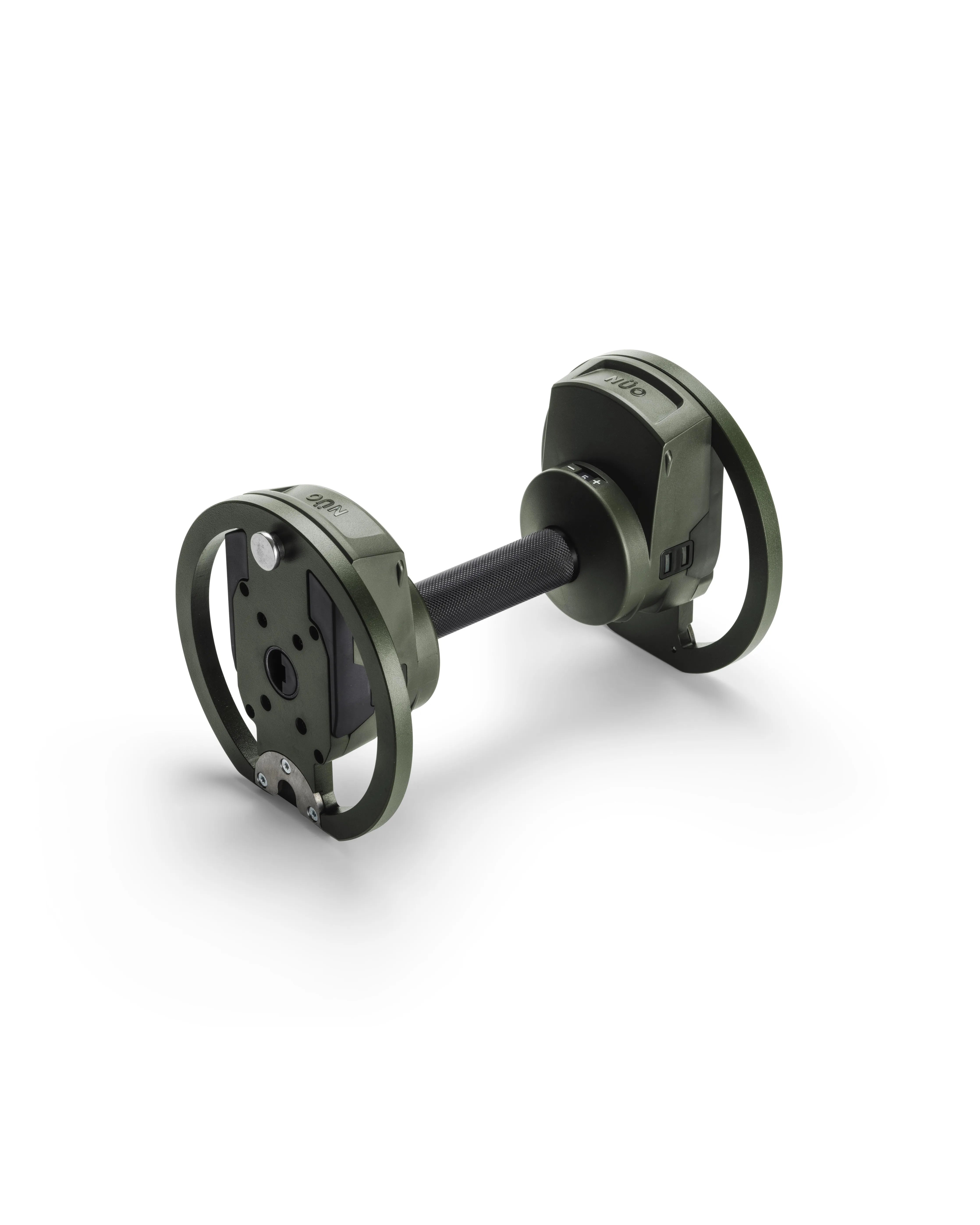 NÜOBELL S Handle Forest LB replacement handle in forest green, ergonomic design for comfortable grip and smooth weight adjustments, compatible with NÜOBELL adjustable dumbbells.