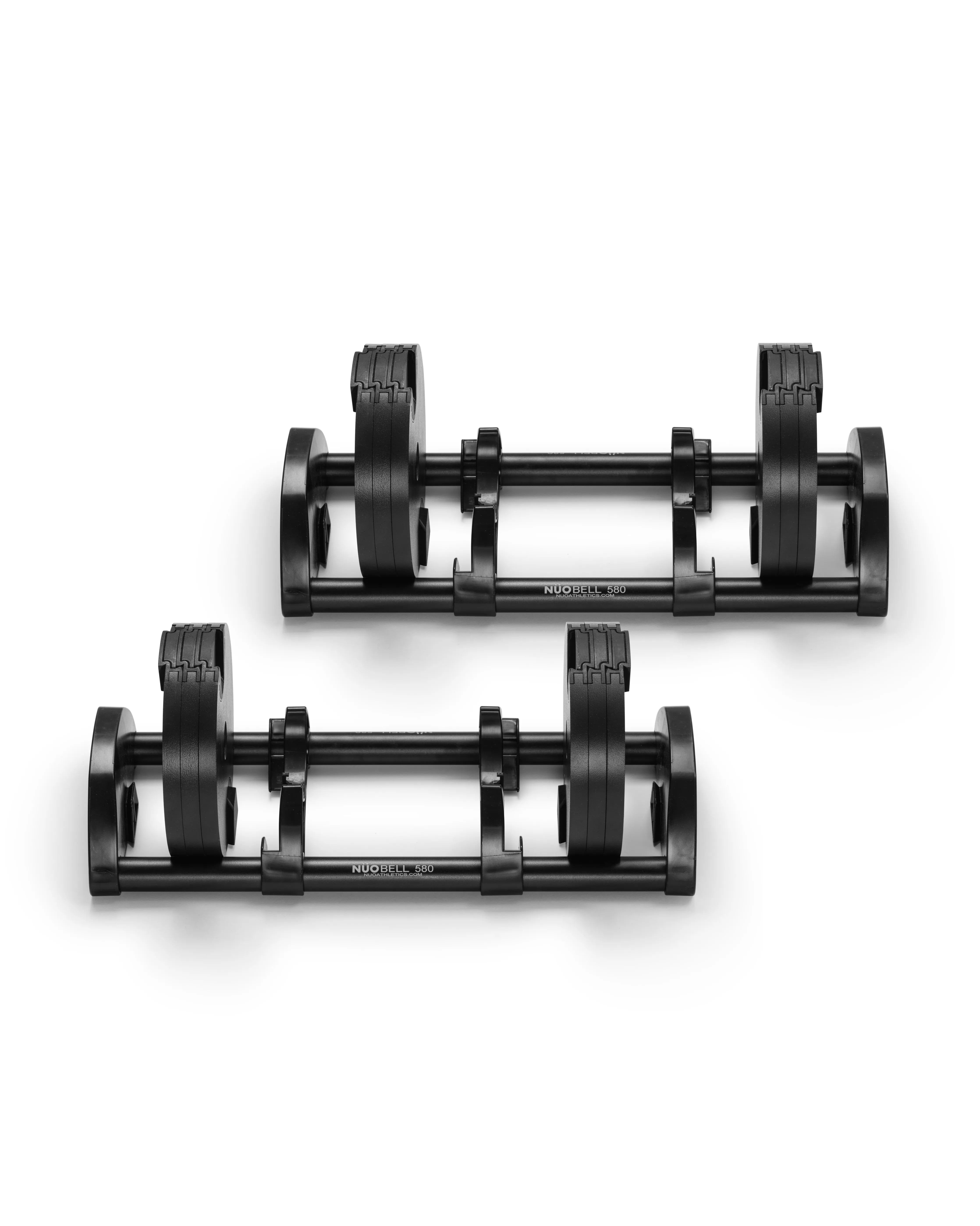 NÜOBELL Expansion Kit Black – add-on kit in sleek black, designed to upgrade and extend your NÜOBELL adjustable dumbbells for advanced strength training at home.