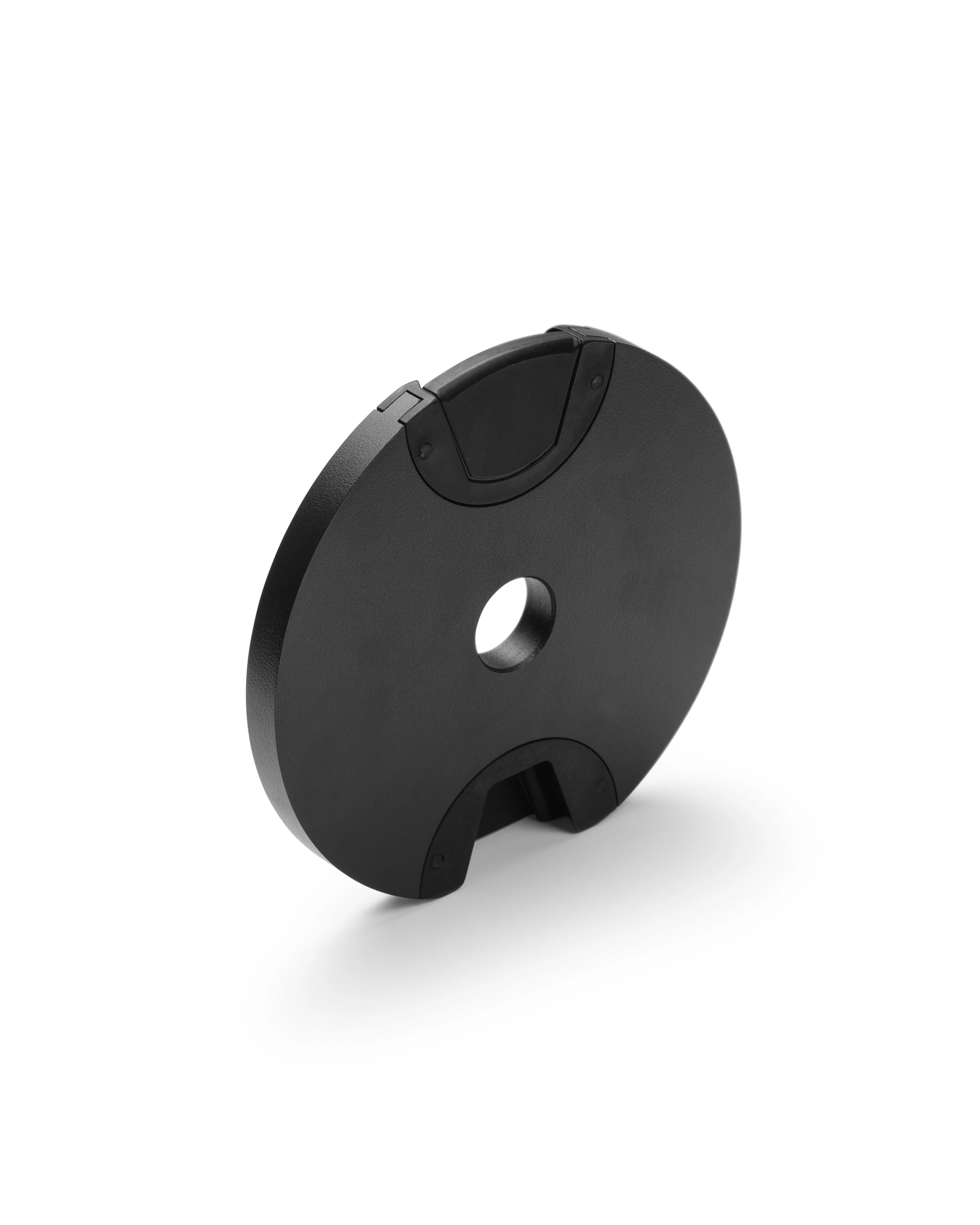 NÜOBELL End Weight Plate in Black, designed for NÜOBELL adjustable dumbbells, offering secure weight distribution and a sleek, modern look for your home gym.
