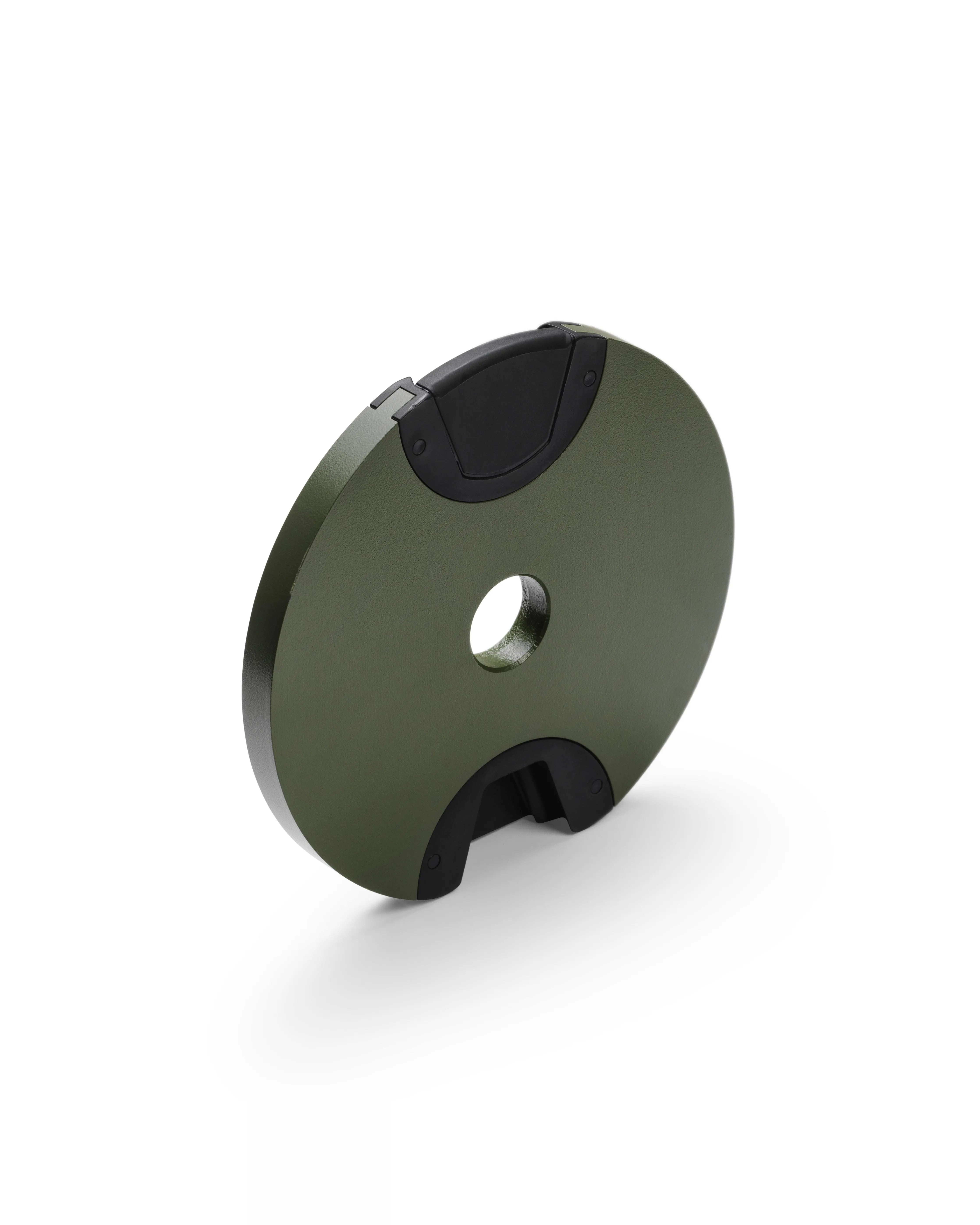 NÜOBELL End Weight Plate in Green, perfect for adding or replacing weight on your NÜOBELL adjustable dumbbells, ensuring stability and style in your home gym.