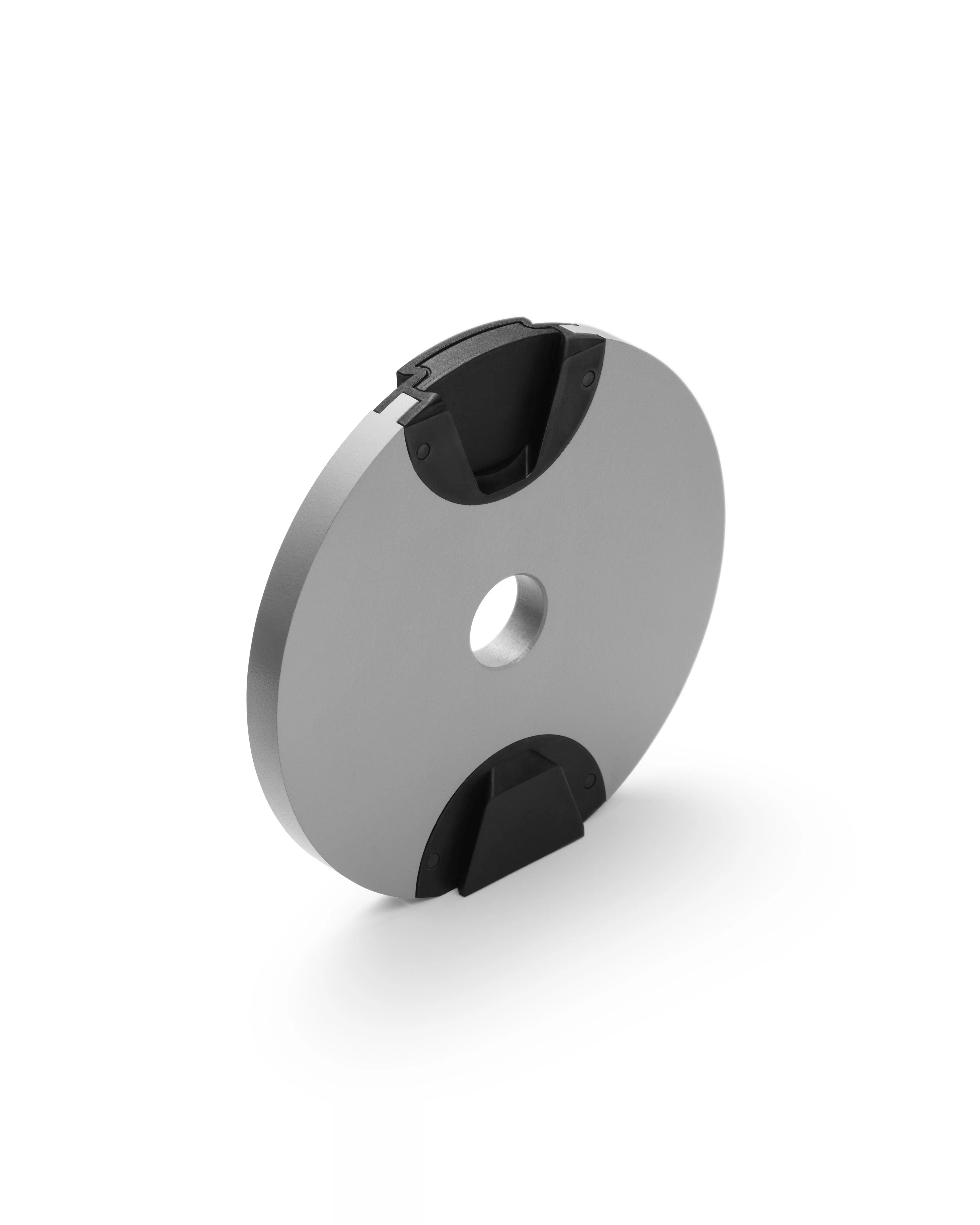 NÜOBELL Regular Weight Plate in LB Ash, a durable, ash-colored plate for NÜOBELL adjustable dumbbells, perfect for customizing your weight setup at home.